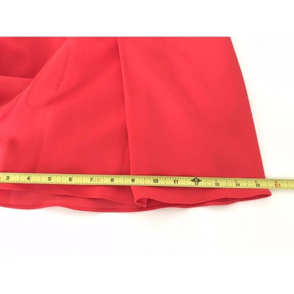 Jay Godfrey | Oahu Shore Halter Romper Jumpsuit Size 10 Red Open Back - Picture 9 of 11